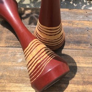 Wooden Candle Holder